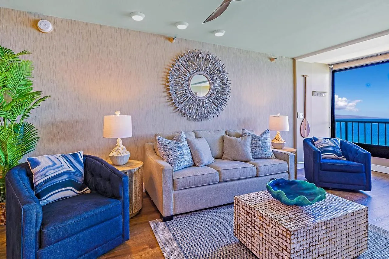 아파트 Maui Kai 804 Oceanfront 1 Bd 1Ba Condo Kahana 미국